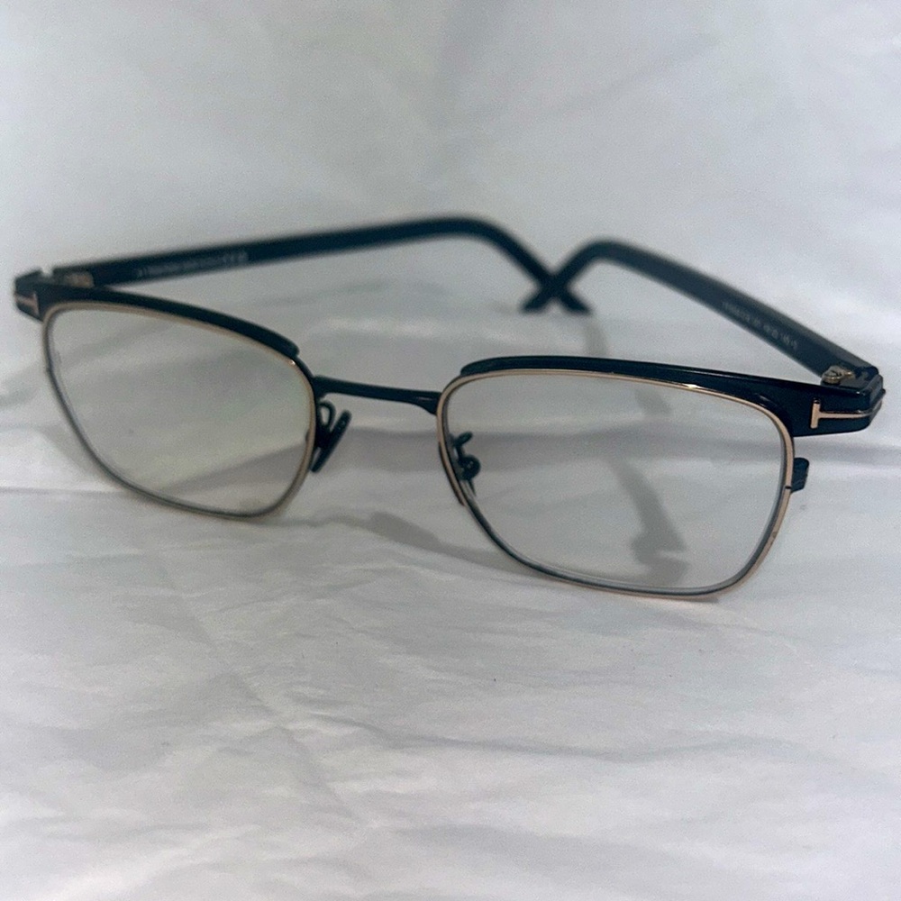 Tom Ford  Black & Gold Men Optical Frames 
Model 
TF 5854 - Picture 4 of 8